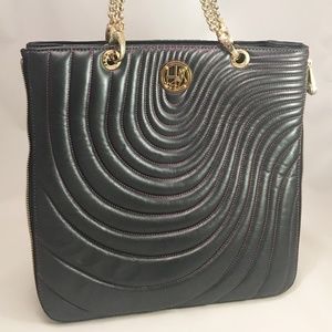 Henri Bendel luxe leather, the #7 QuiltedZip Tote